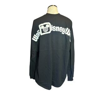 Walt Disney World Spirit‎ Jersey Unisex Mens Black Long Sleeve Logo Shirt XL